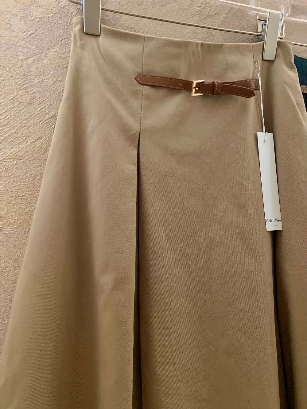 midi belt skirt