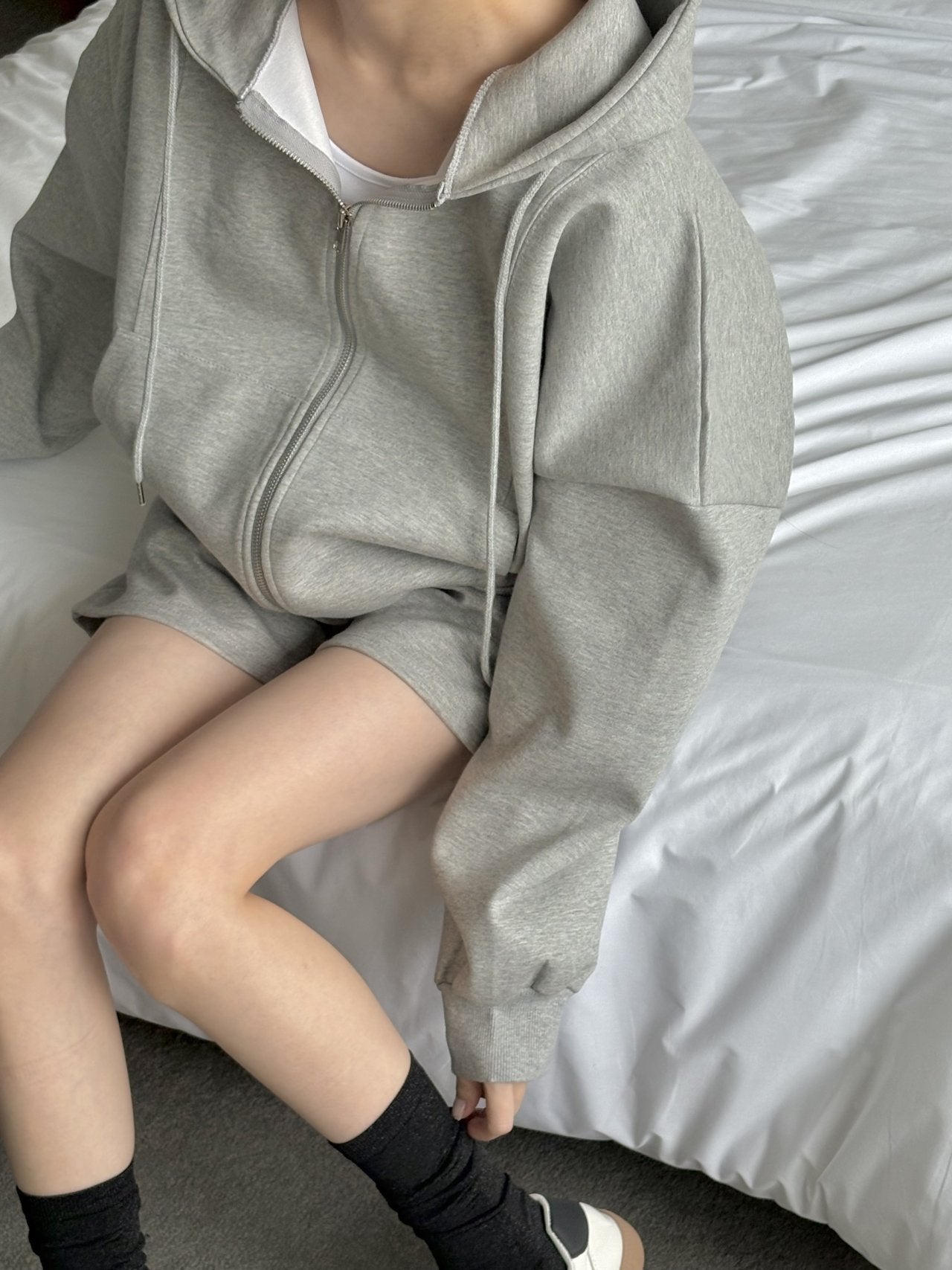 hoodie + shorts set