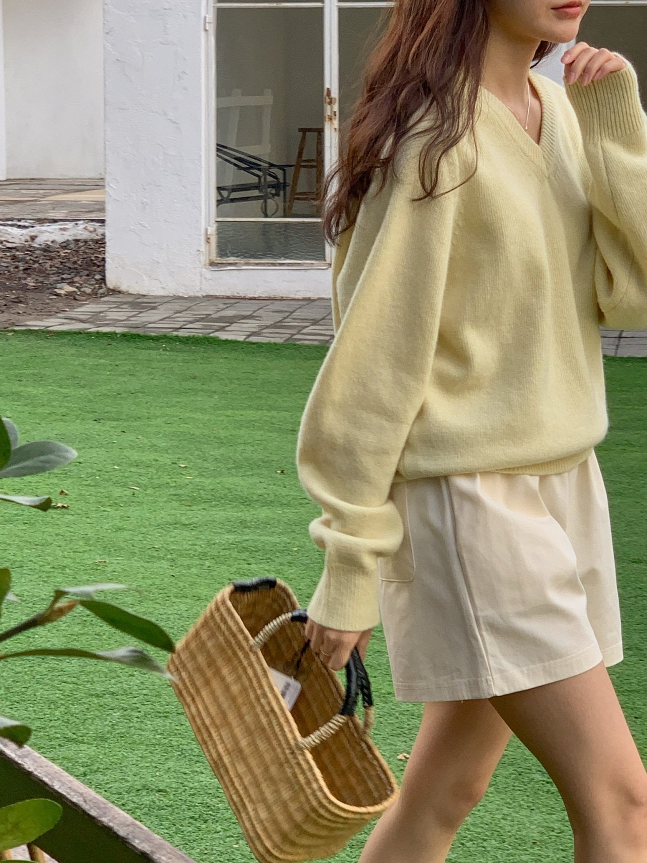classic v-neck knit