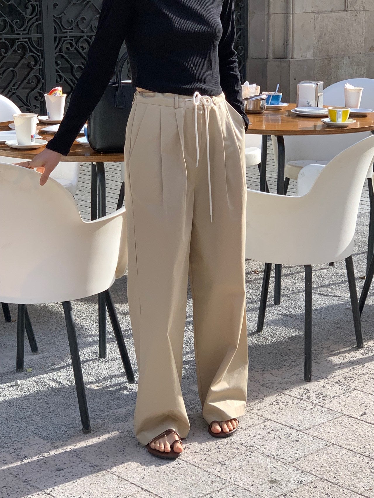cotton drawstring pants