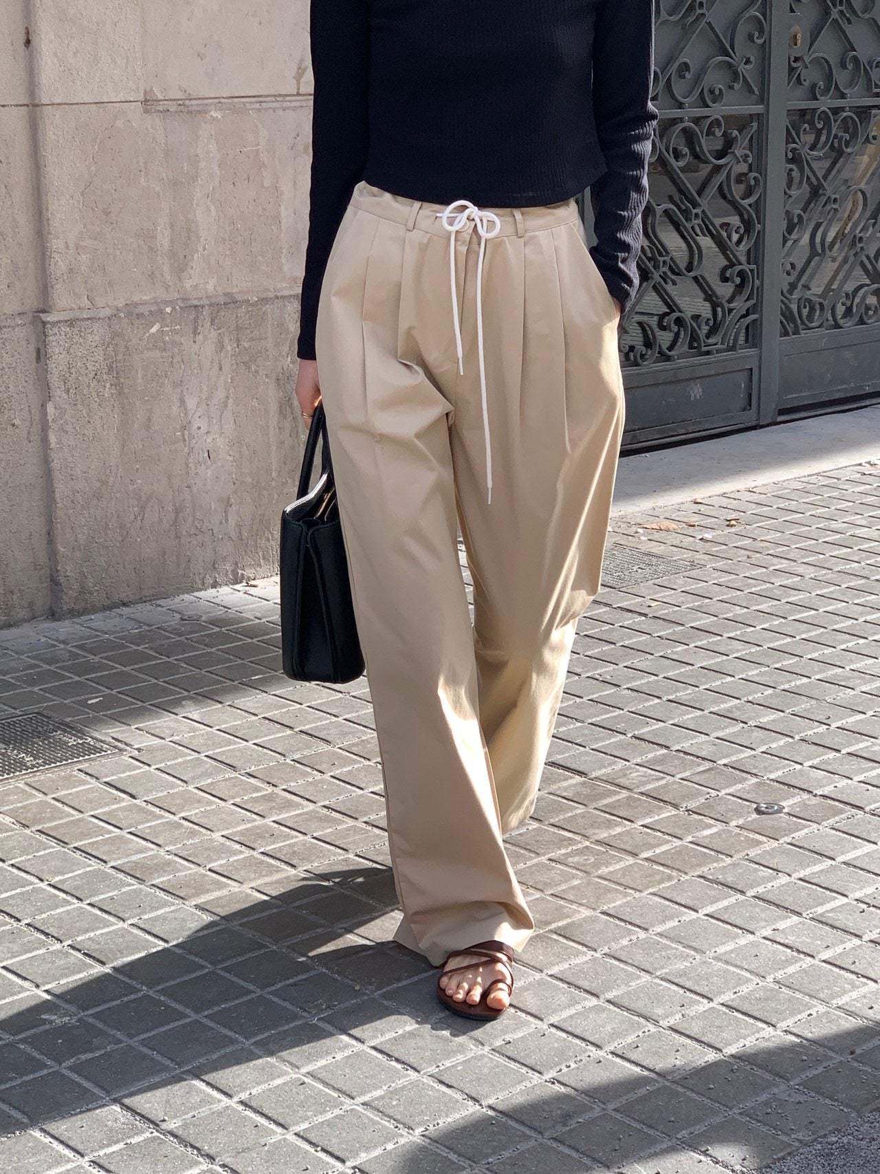 cotton drawstring pants