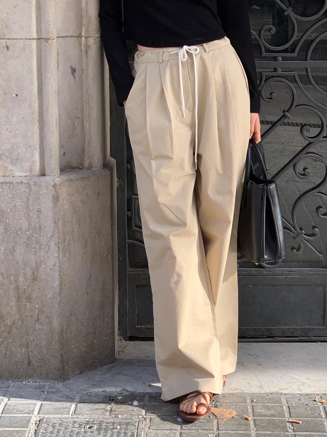cotton drawstring pants