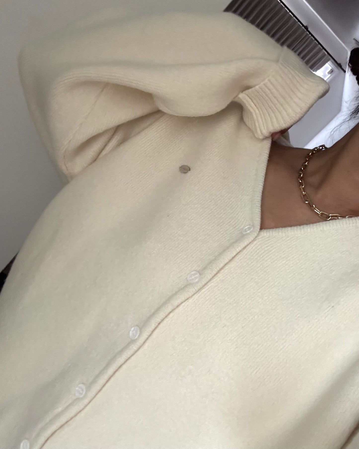 oversized knit cardigan