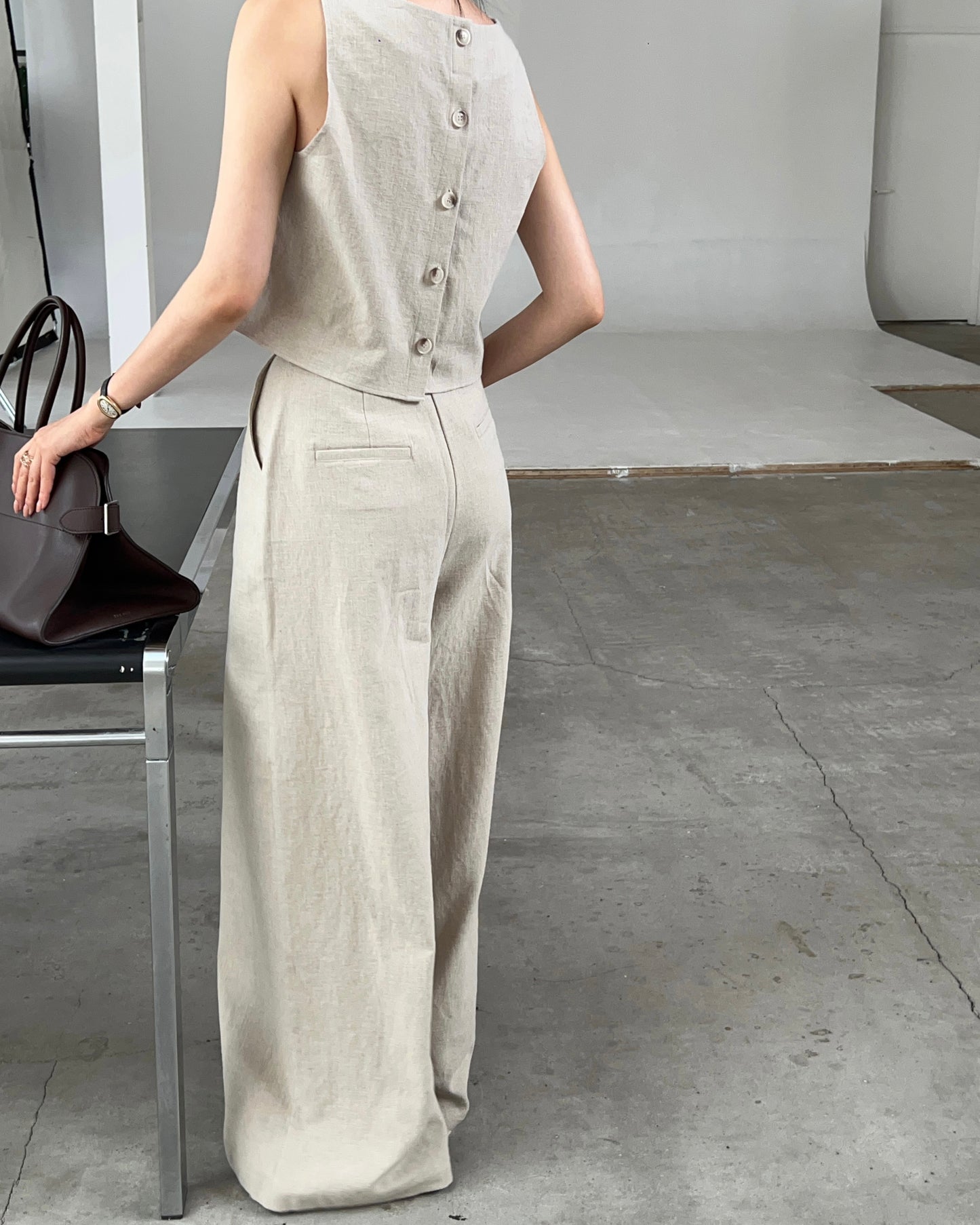 natural linen set