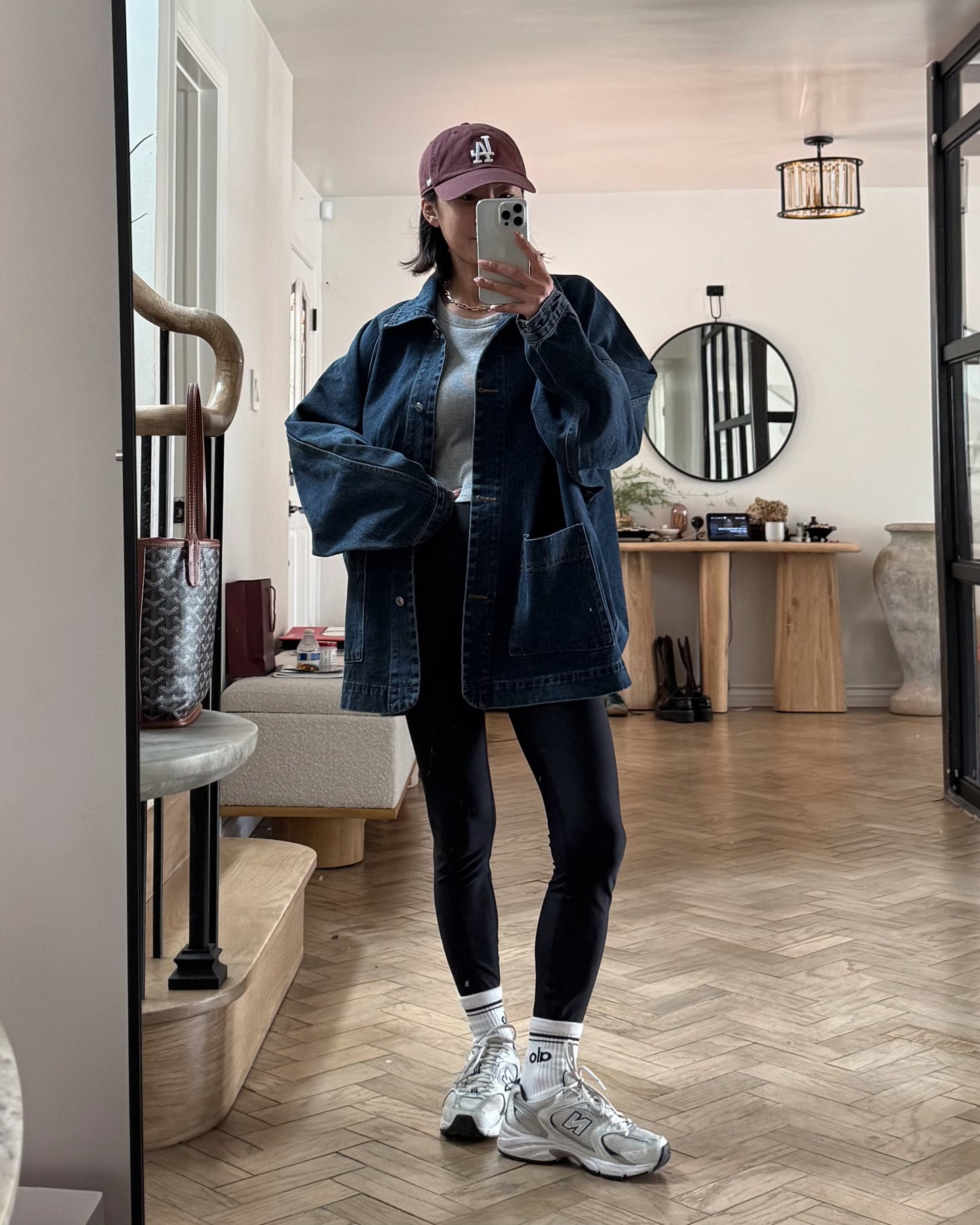 oversized denim jacket