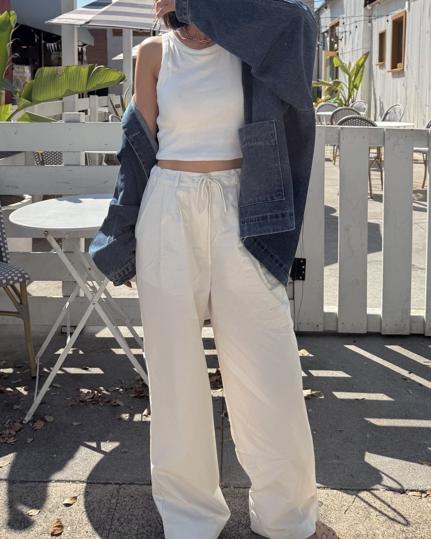 cotton drawstring pants