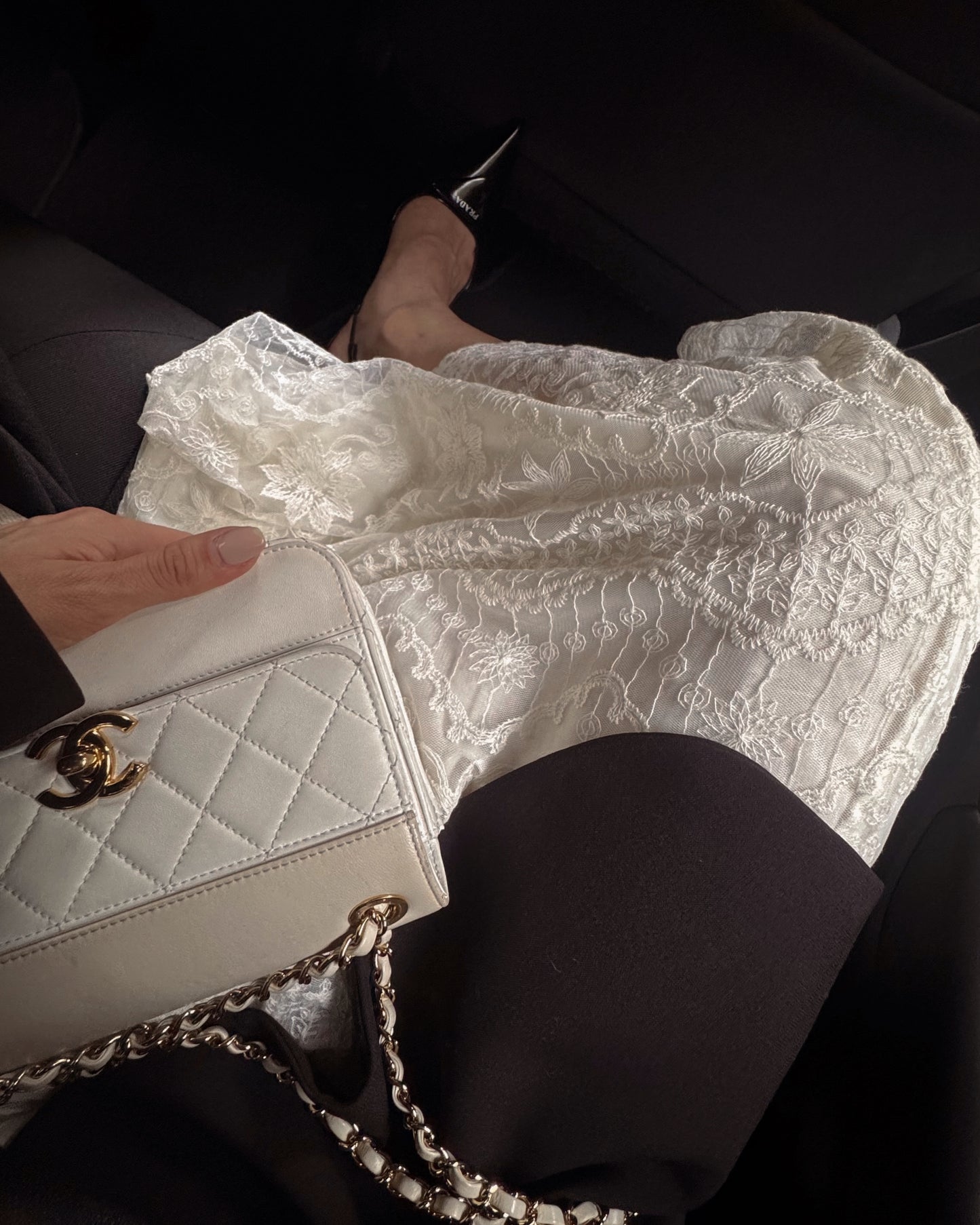 lace skirt