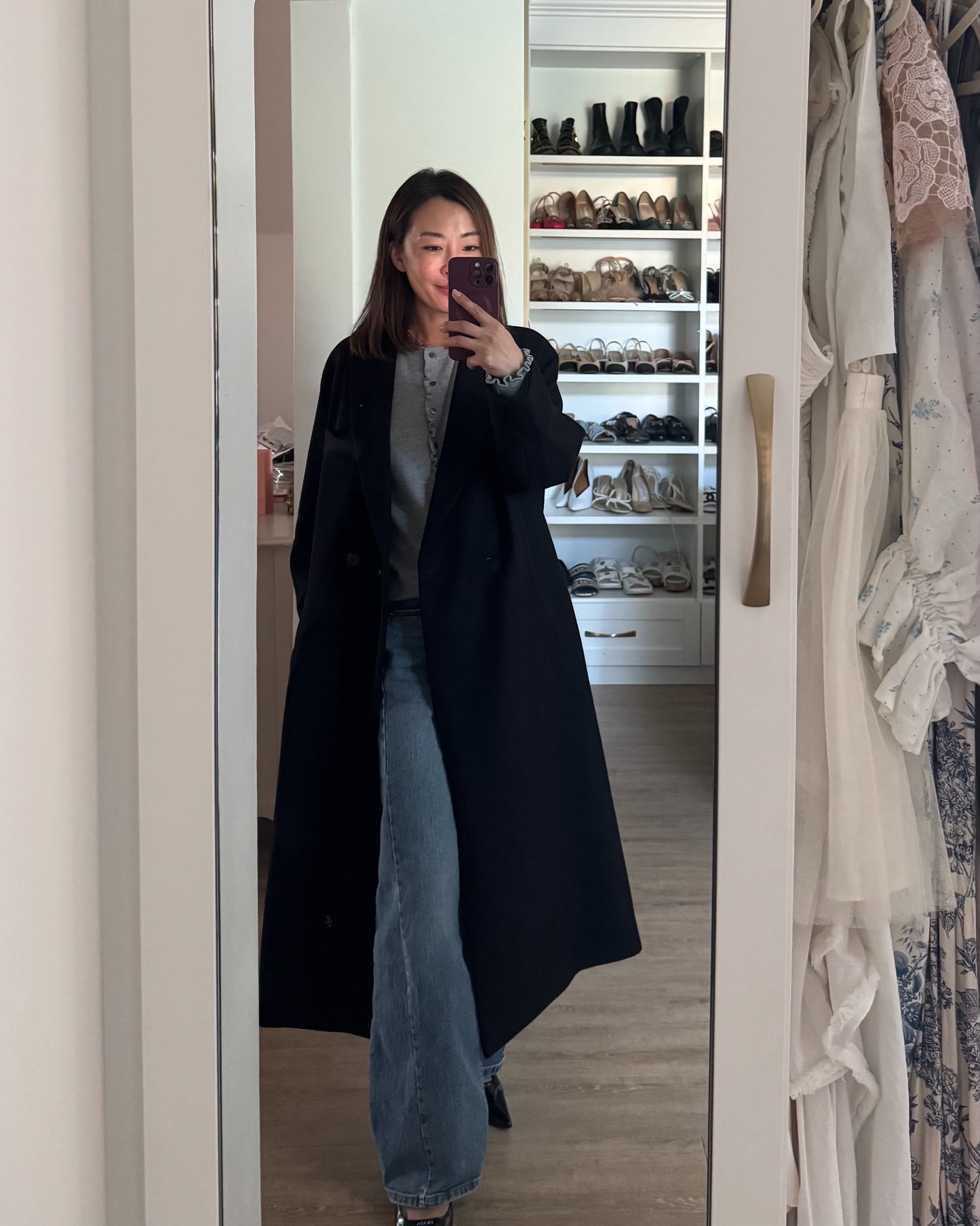 frill cardigan