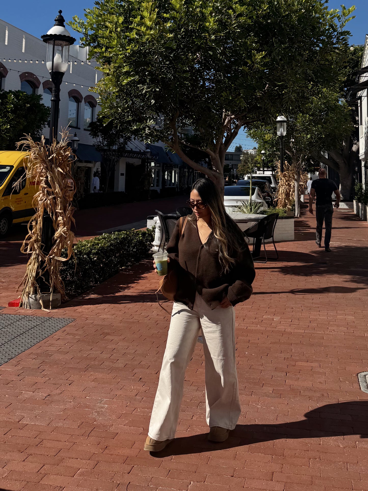 oversized knit cardigan