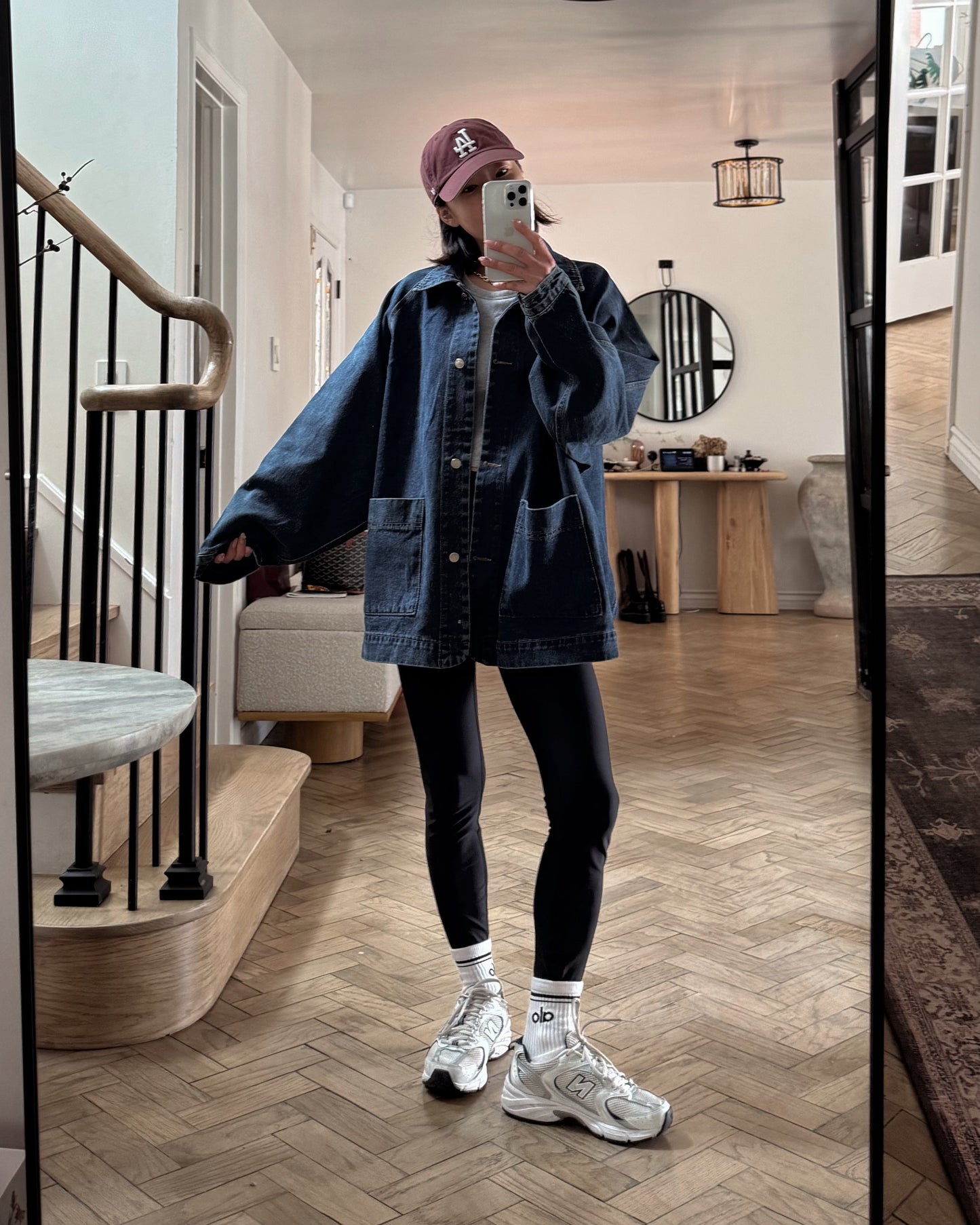 oversized denim jacket
