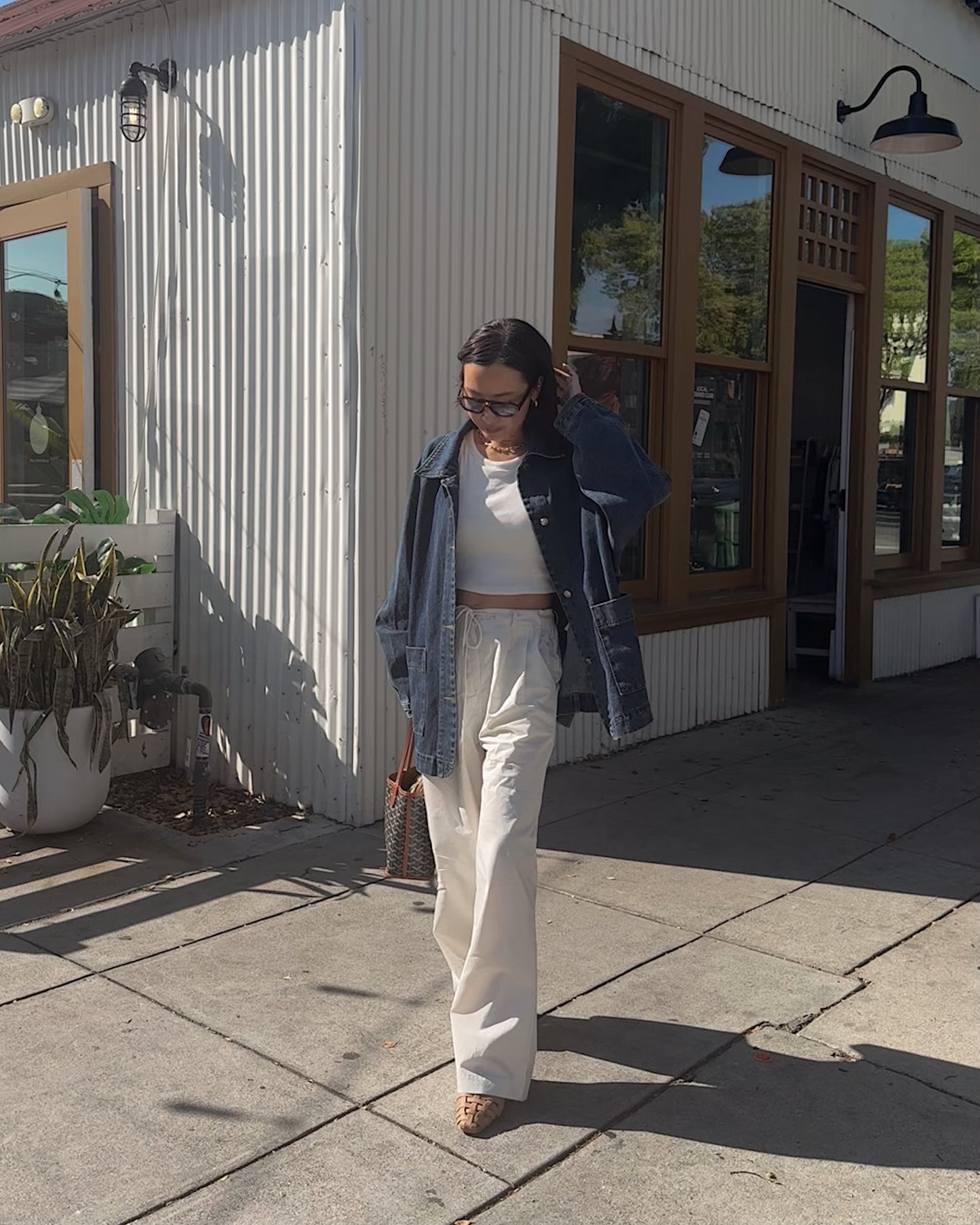 oversized denim jacket