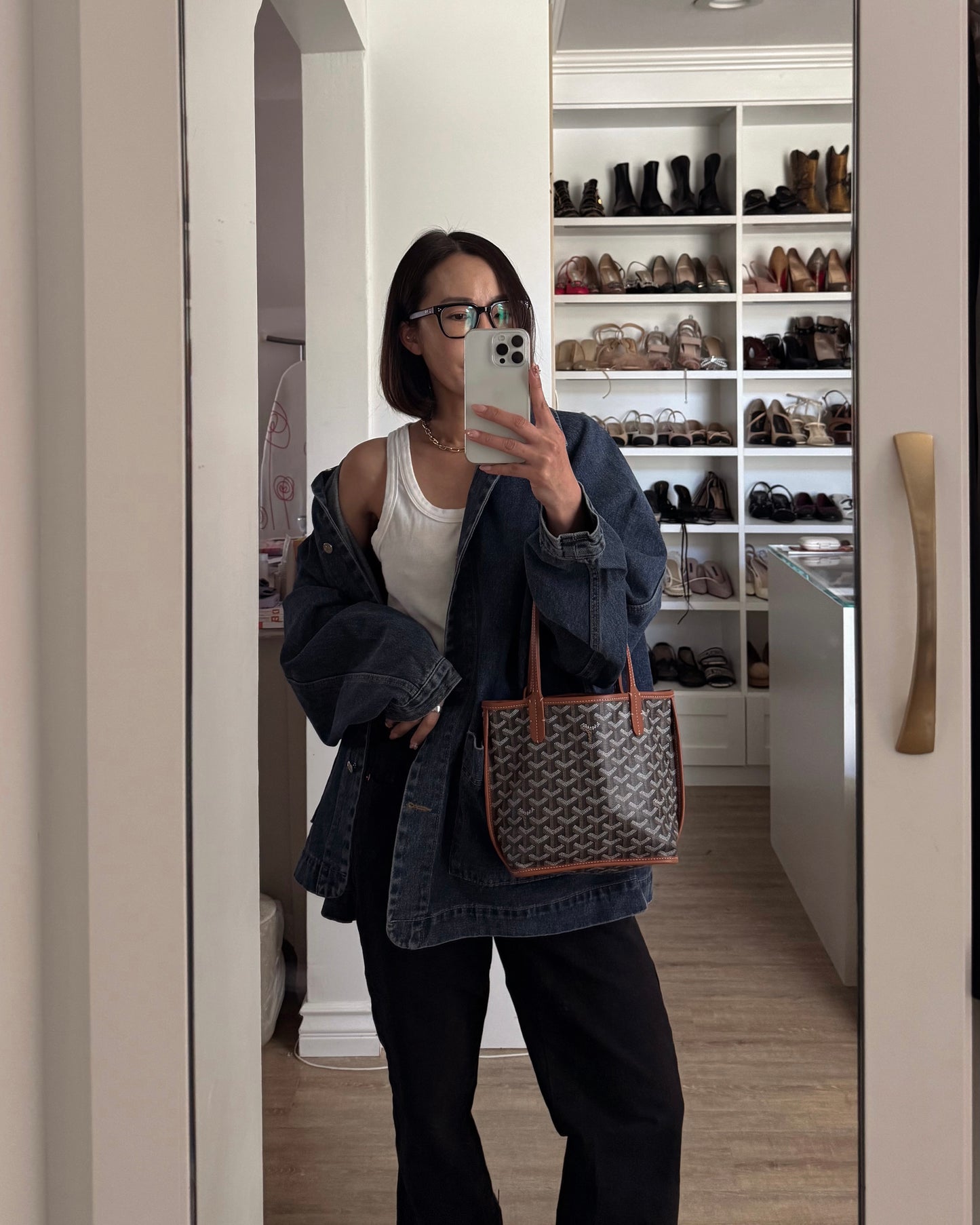 oversized denim jacket