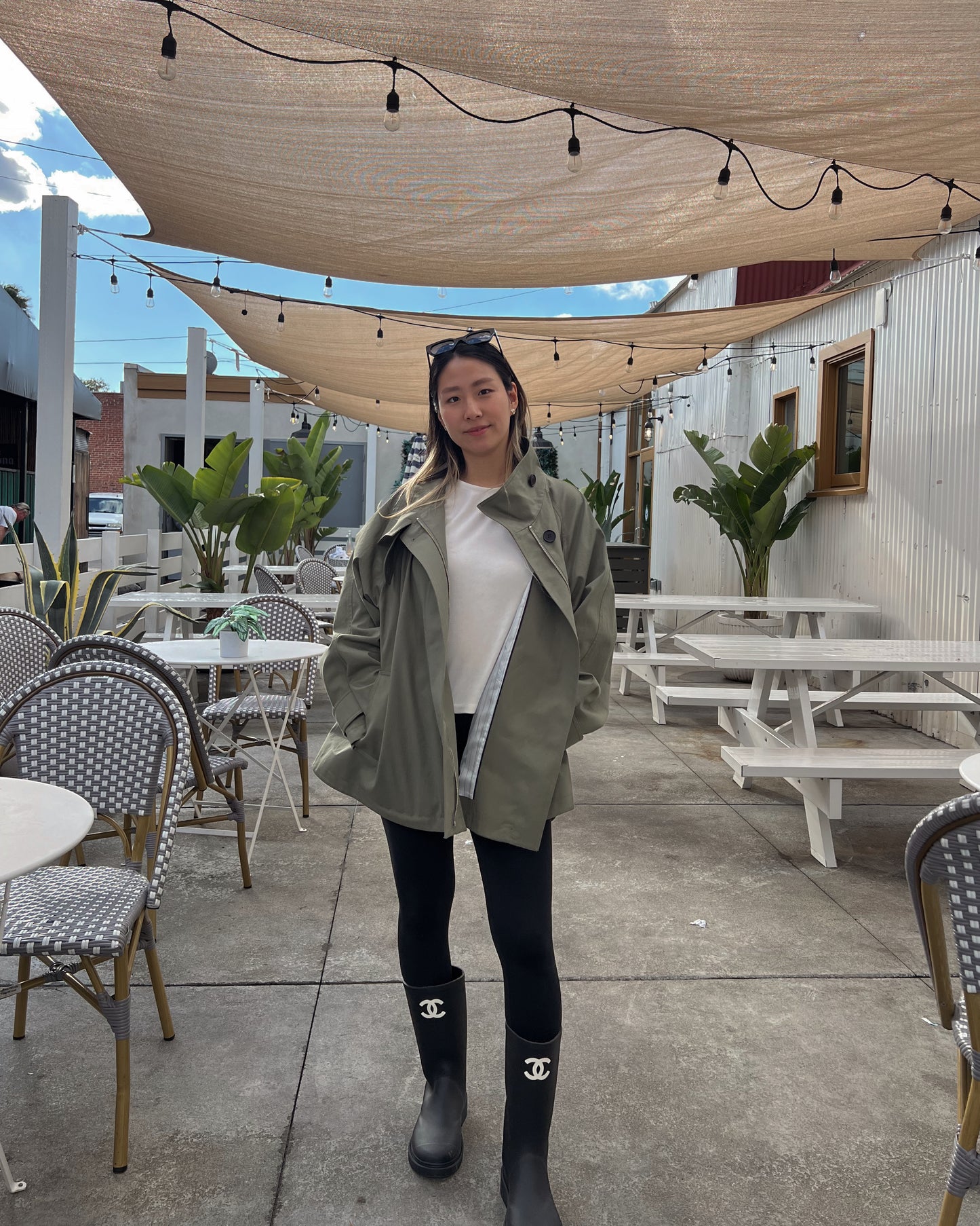 short trench coat