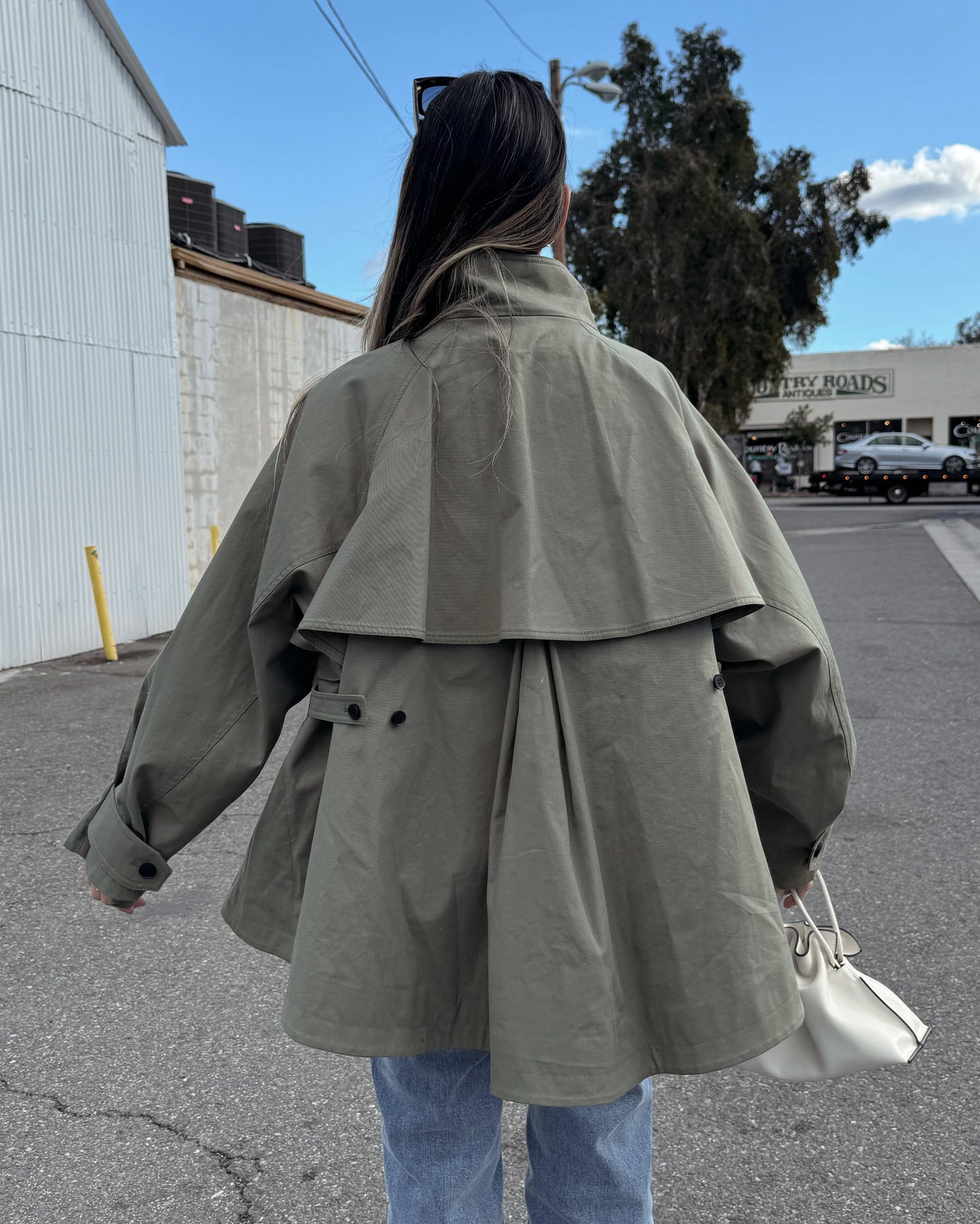 short trench coat