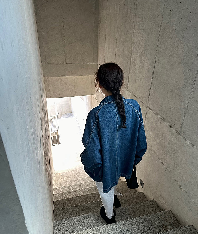 oversized denim jacket