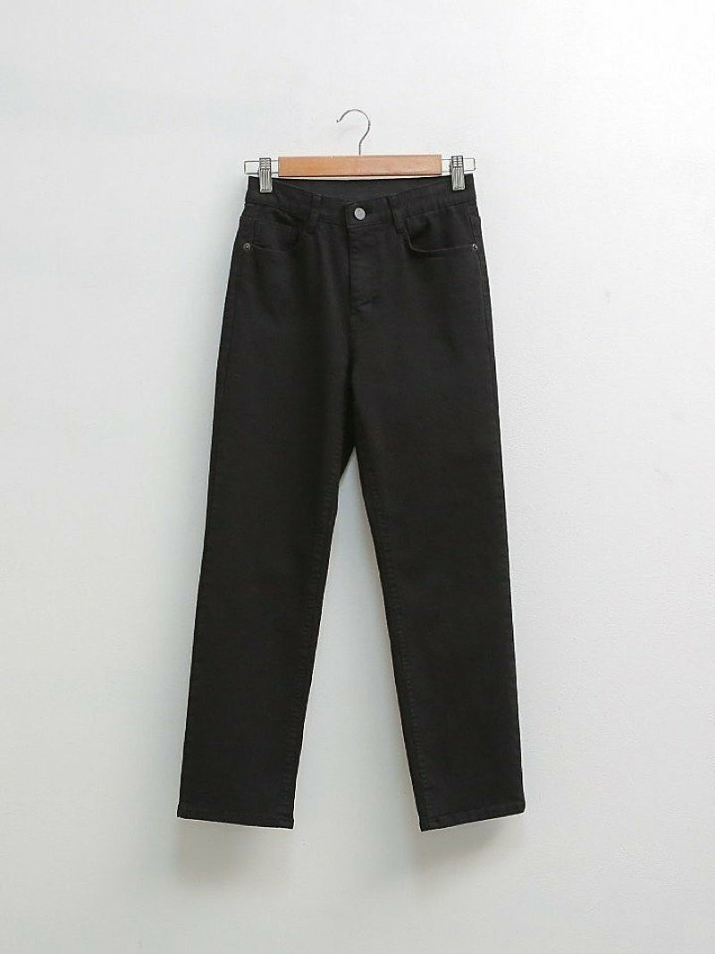 slim jeans with elastic waist