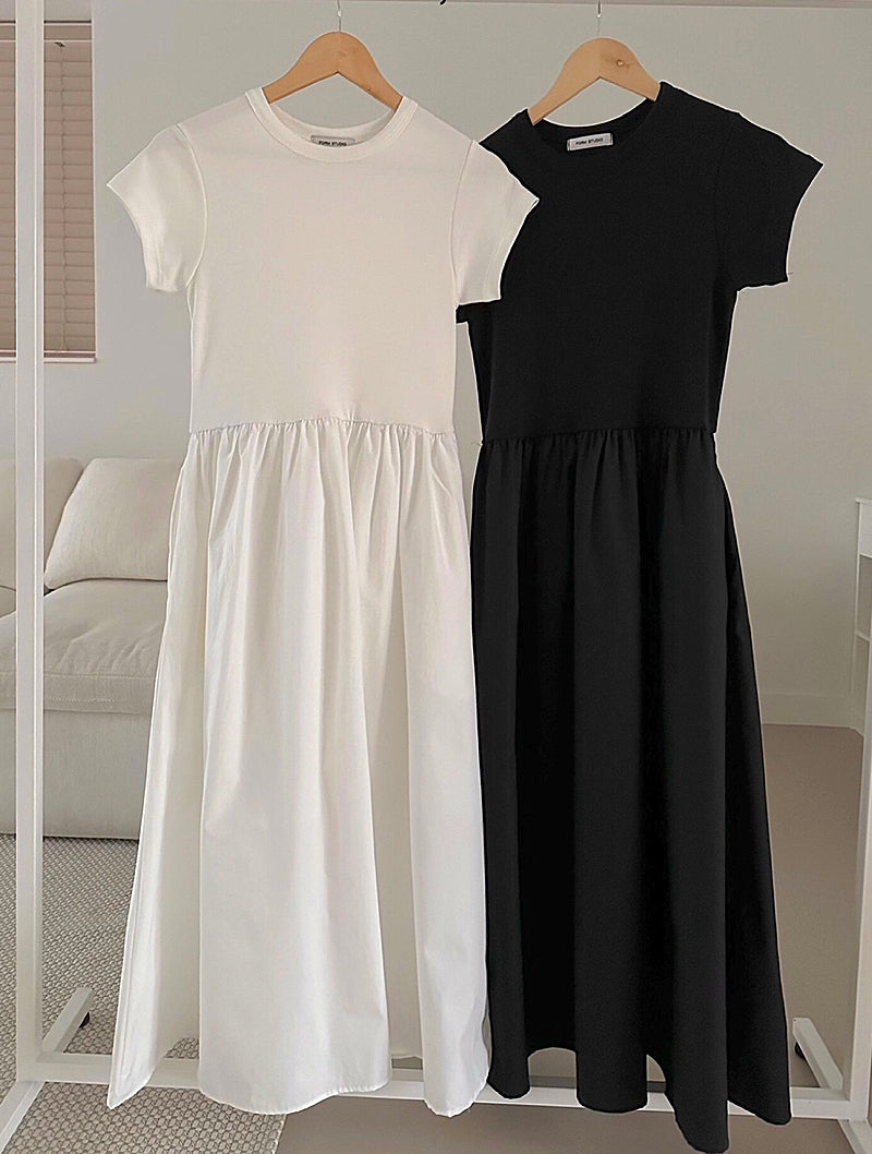 short sleeve cotton dress