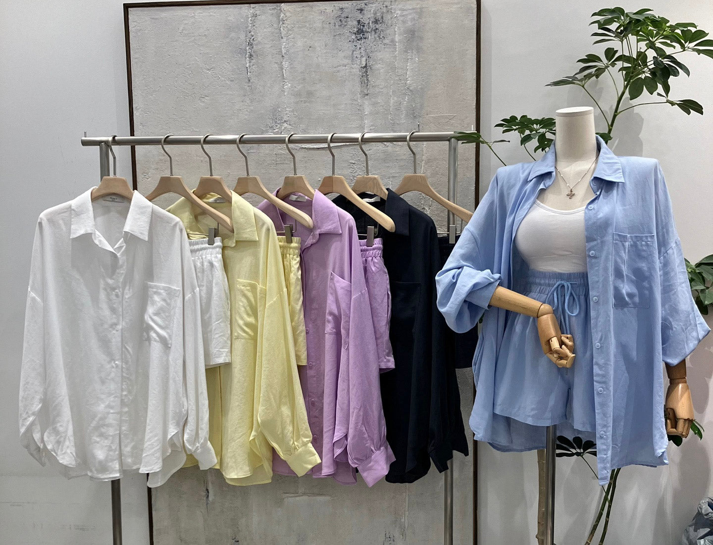 summer shirt + shorts set