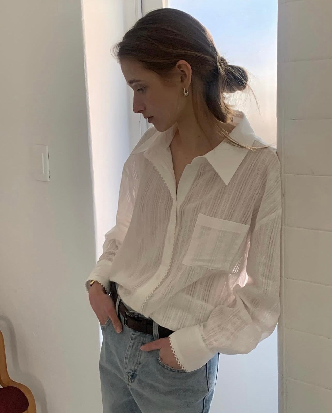 lace shirt