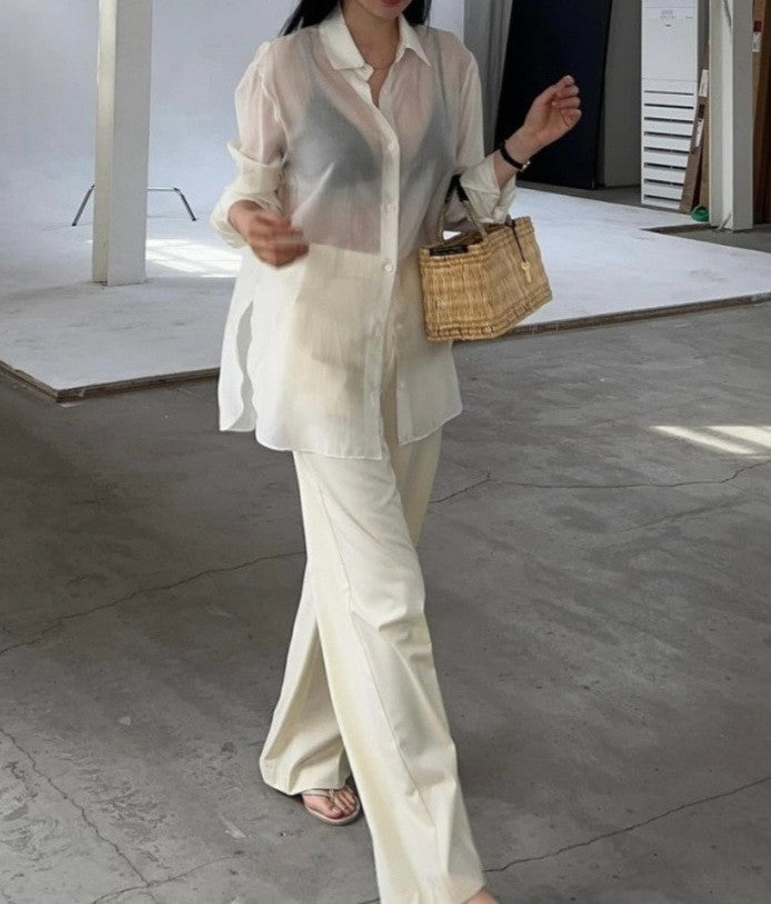 sheer blouse