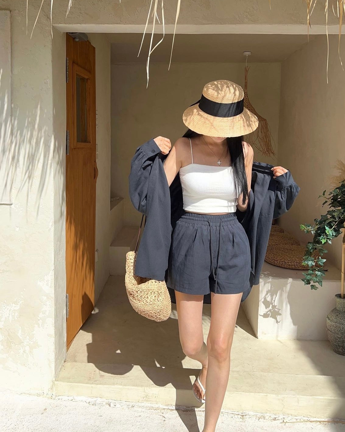 summer shirt + shorts set