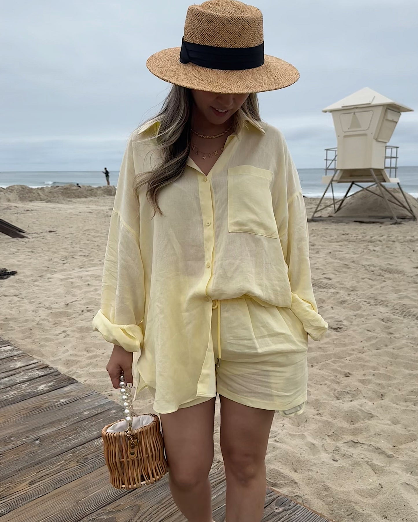 summer shirt + shorts set
