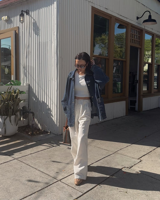 oversized denim jacket