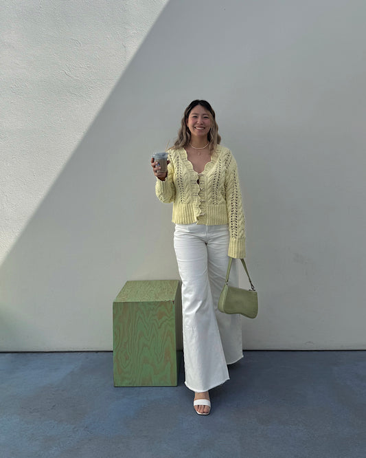 white wide leg jeans