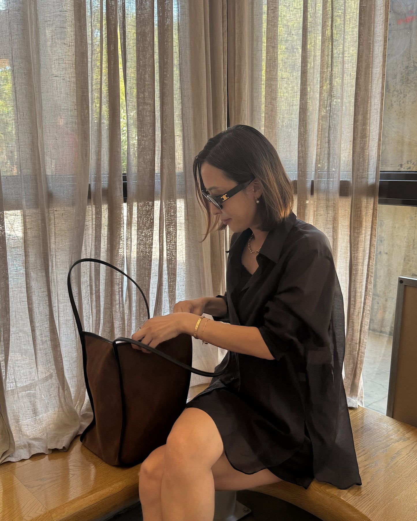 sheer blouse